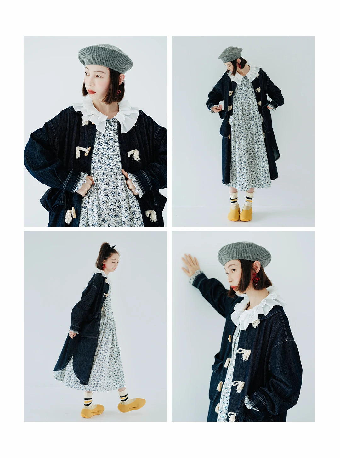 Chloé Denim Toggle Coat