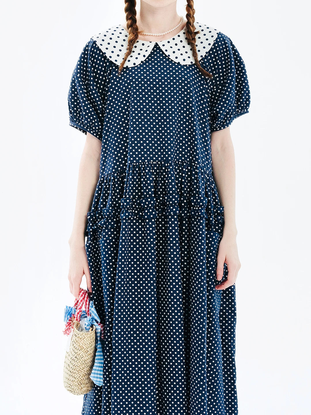 Elise Polka Dot Sailor Dress