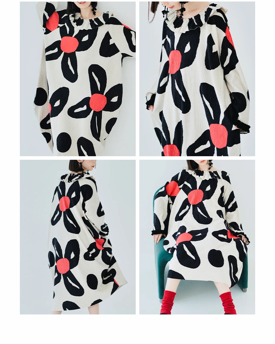 Estelle Oversized Floral Statement Dress