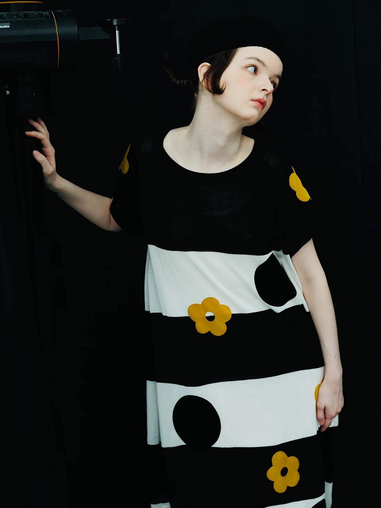 Marigold Striped Dress