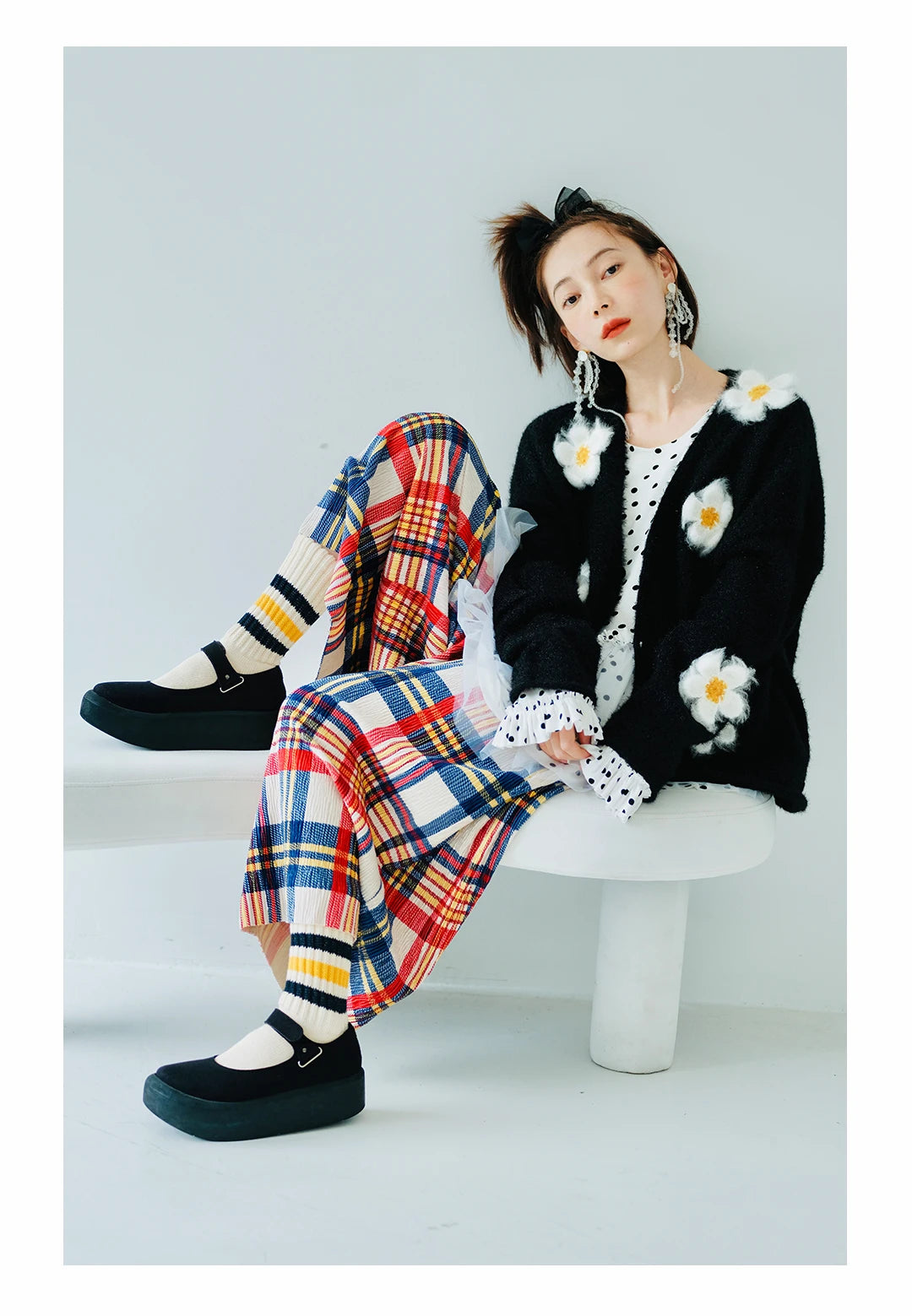 Camille Floral Accent Cardigan