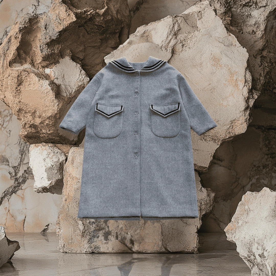 Elise Wool Blend Sailor Coat
