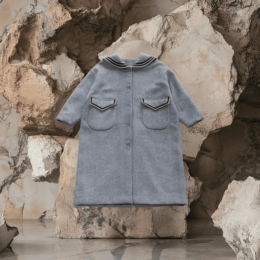 Elise Wool Blend Sailor Coat
