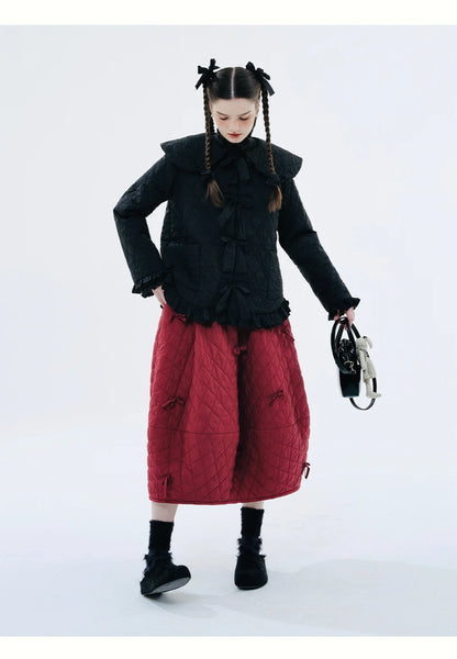 Colette Quilted Frill Jacket