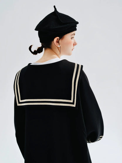 Margaux Noir Sailor Dress