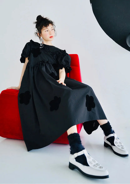 Margaux Noir Bloom Dress