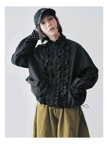 Camille Ruffle Trim Jacket