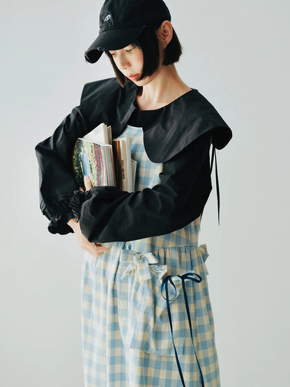 Amélie Gingham Layered Dress