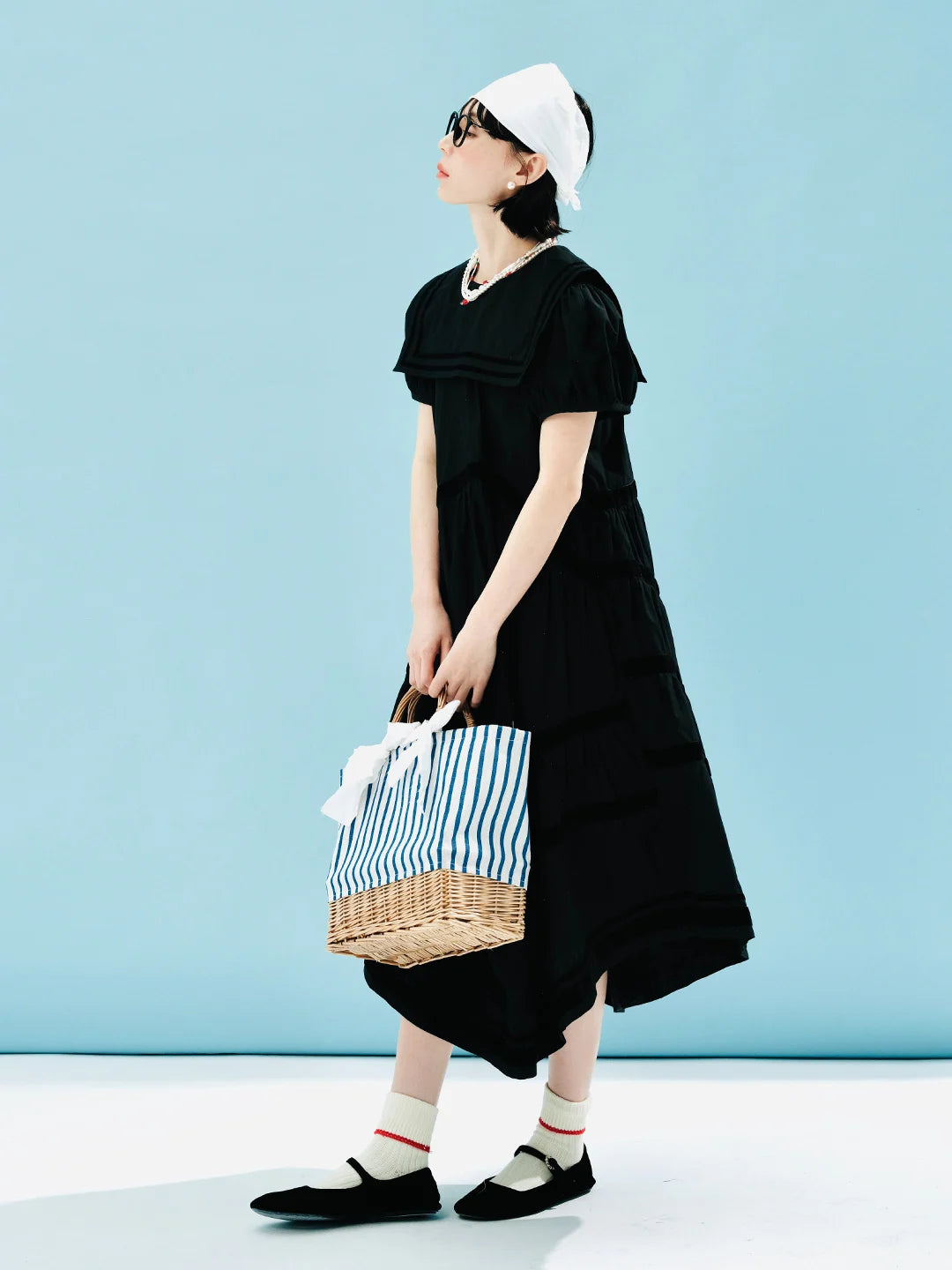 Juliette Black Tiered Dress