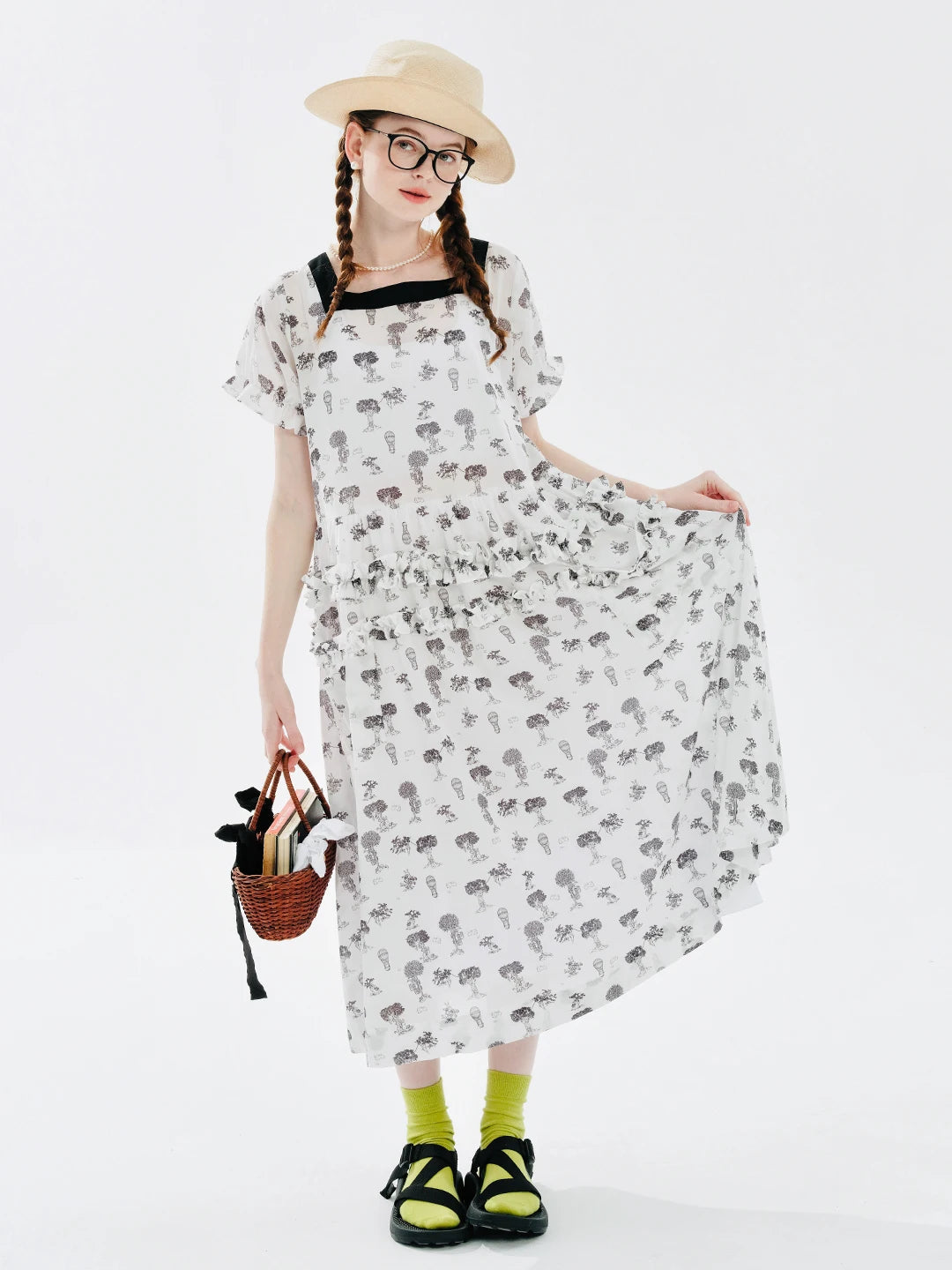 French Prairie Floral Dress