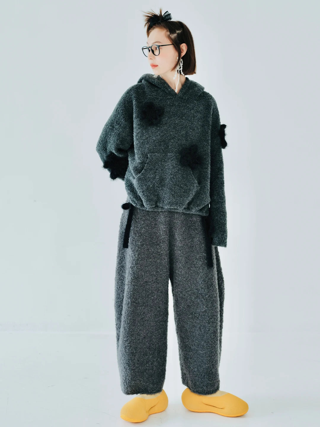 Isabelle Textured Hoodie