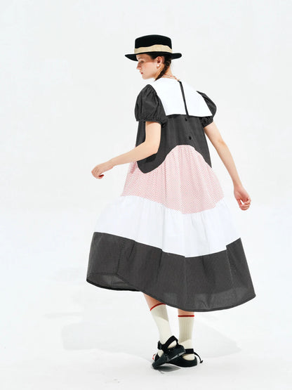 Gabrielle Patchwork Prairie Dress