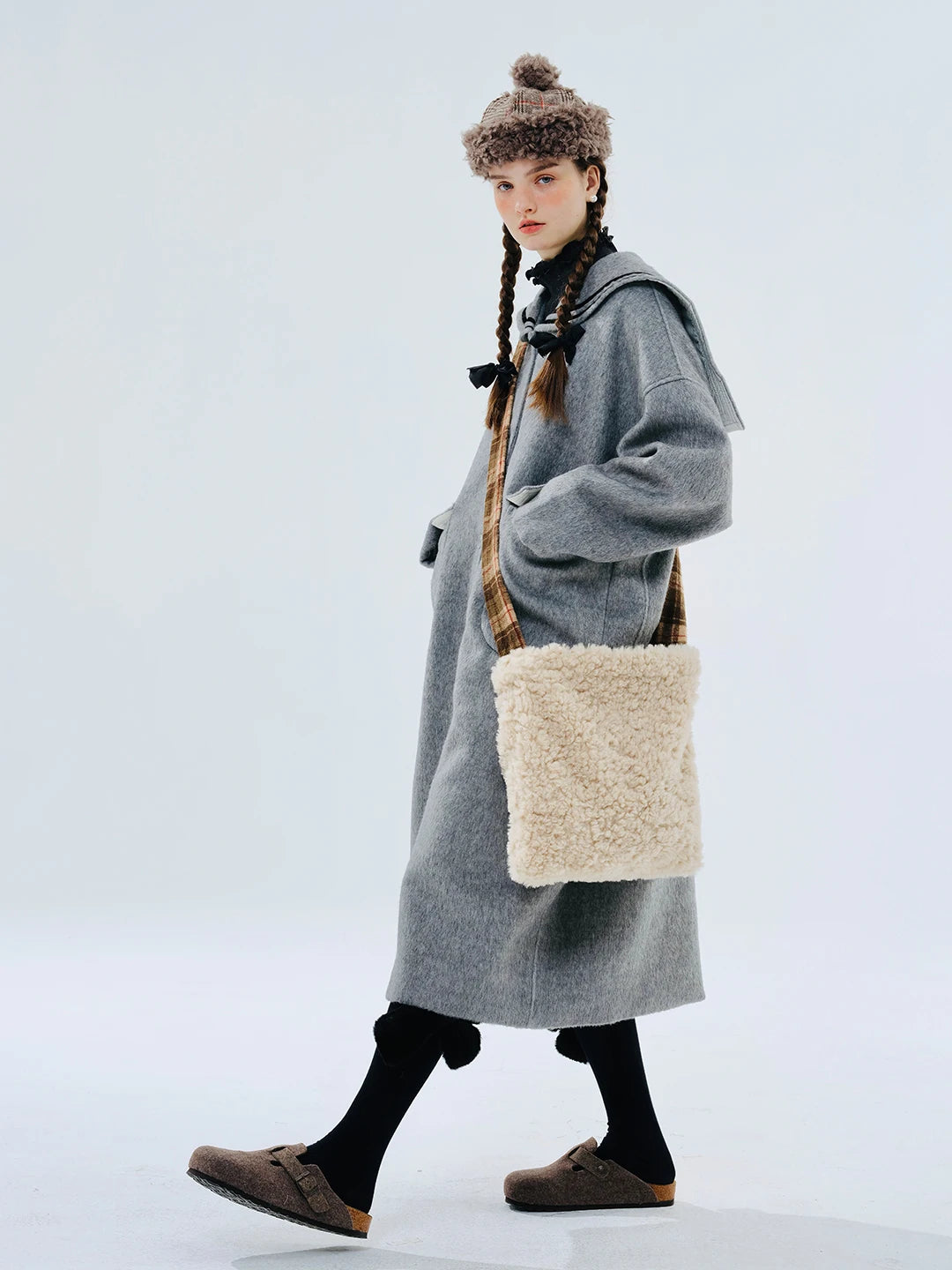 Elise Wool Blend Sailor Coat