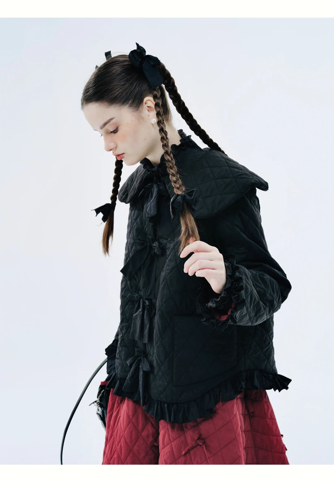 Colette Quilted Frill Jacket