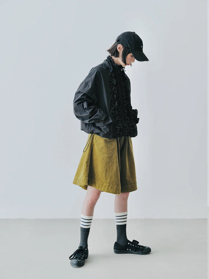 Camille Ruffle Trim Jacket