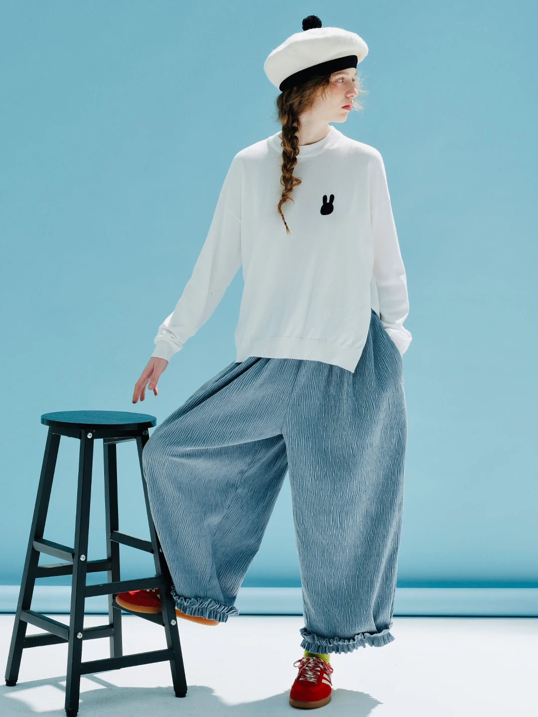 Chloé Bunny Embroidered Sweater