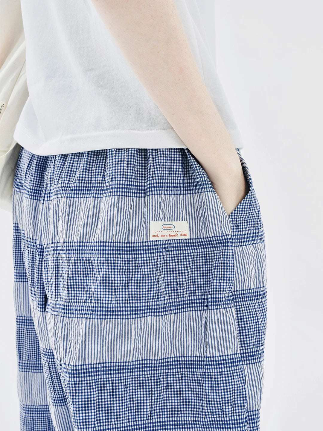 Striped Cotton Lounge Pants