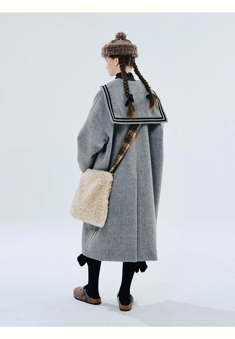 Elise Wool Blend Sailor Coat