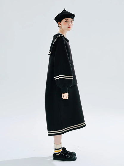 Margaux Noir Sailor Dress