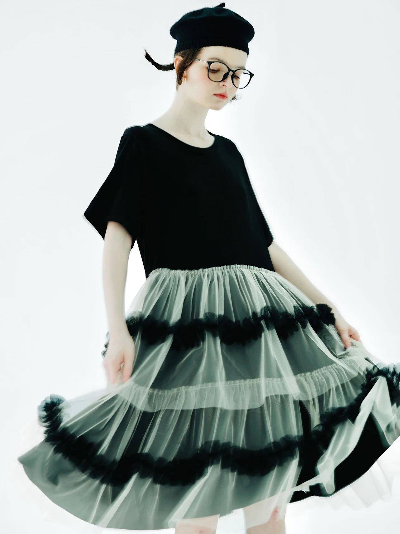 Odette Tulle Tiered Skirt