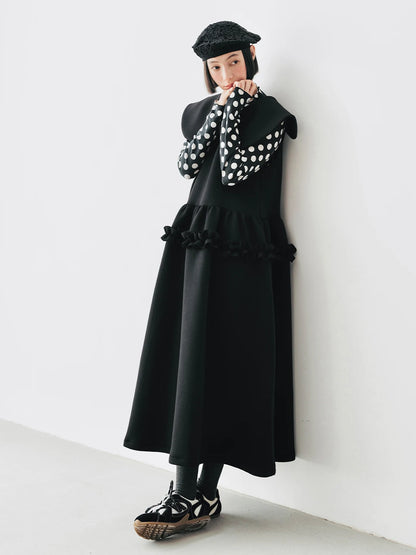 Amélie Ruffle Trim Dress