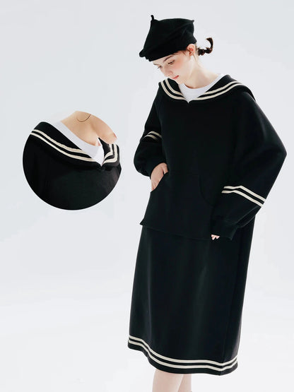 Margaux Noir Sailor Dress