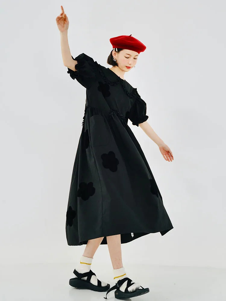 Margaux Noir Bloom Dress