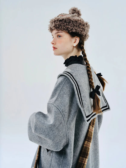 Elise Wool Blend Sailor Coat