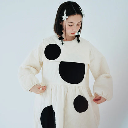 Clémence Abstract Dot Dress