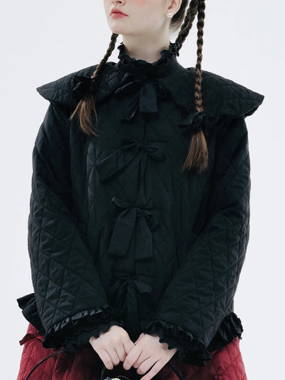 Colette Quilted Frill Jacket