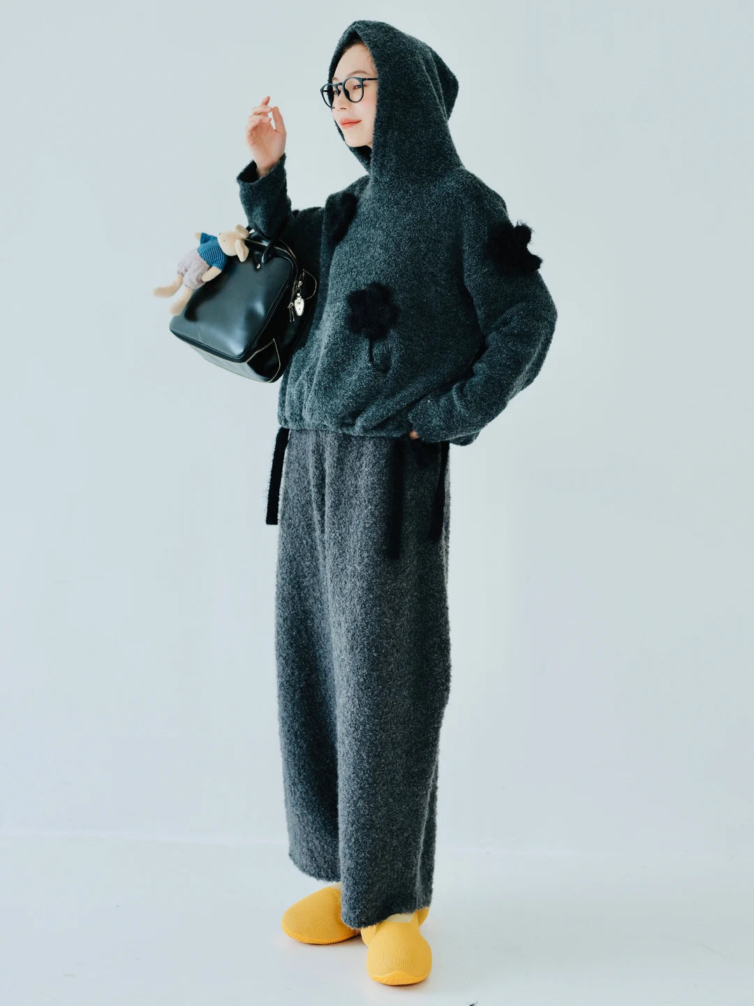 Isabelle Textured Hoodie