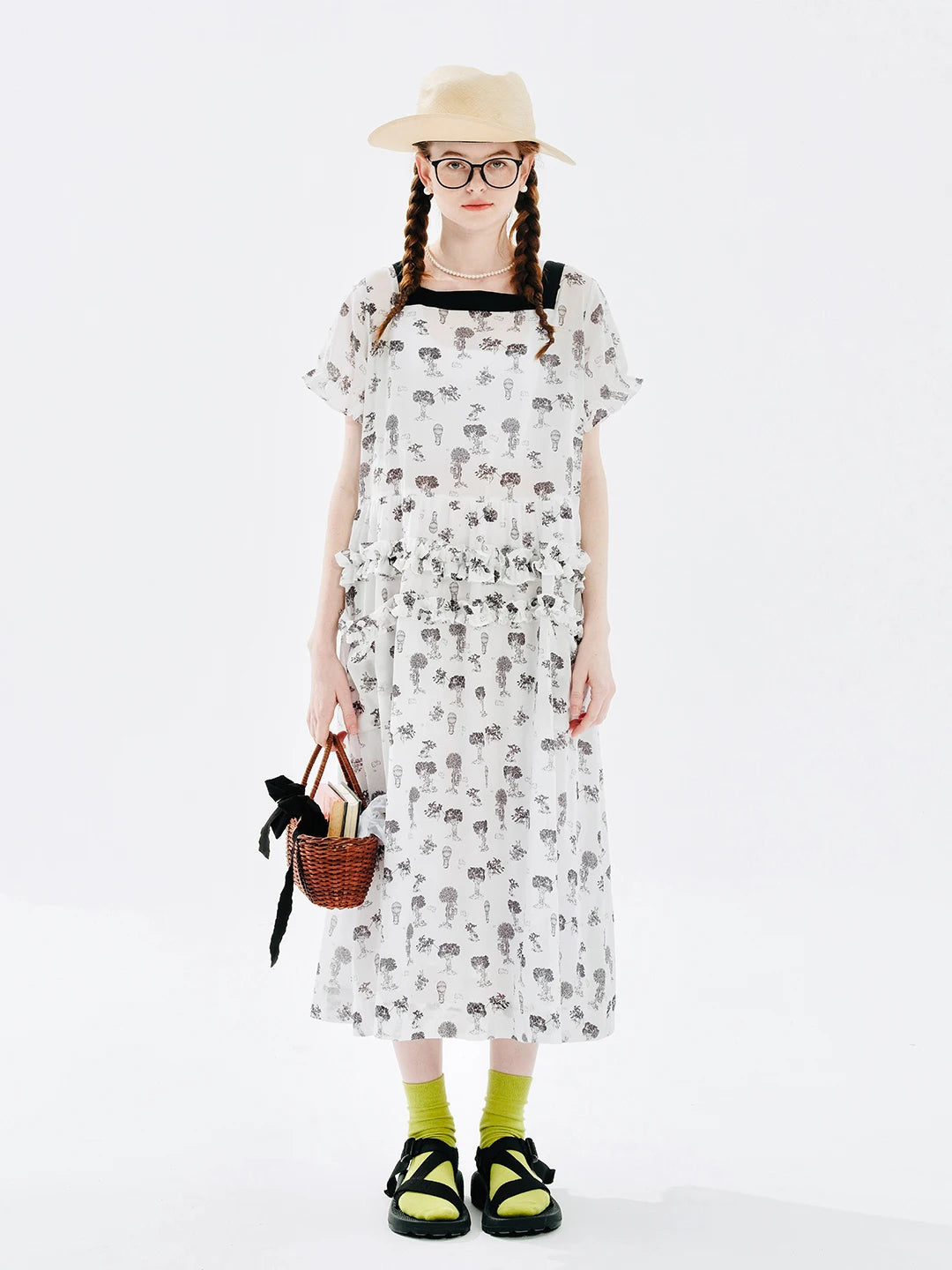 French Prairie Floral Dress