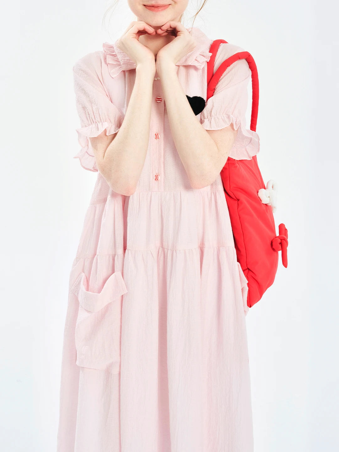 Cécile Pink Heart Dress