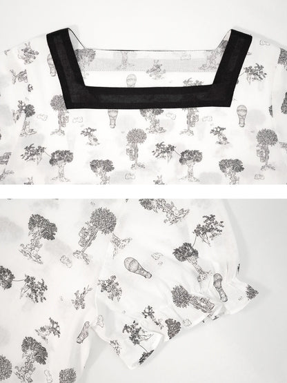 French Prairie Floral Dress