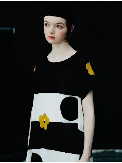 Marigold Striped Dress