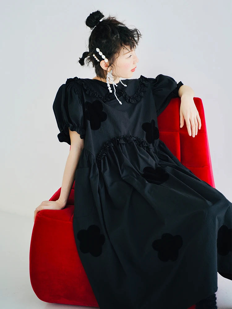 Margaux Noir Bloom Dress