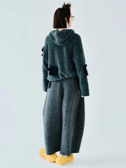 Isabelle Textured Hoodie