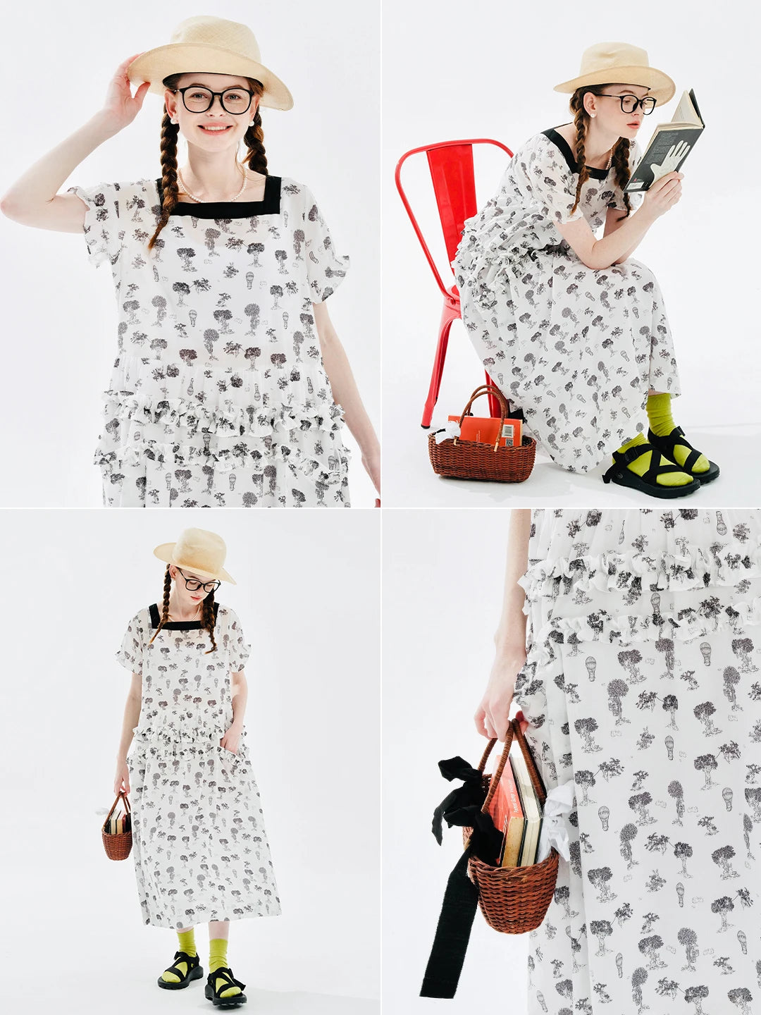 French Prairie Floral Dress