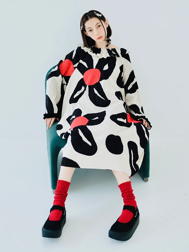 Estelle Oversized Floral Statement Dress