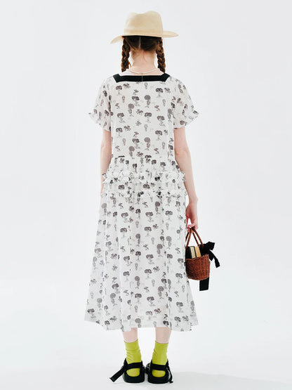 French Prairie Floral Dress