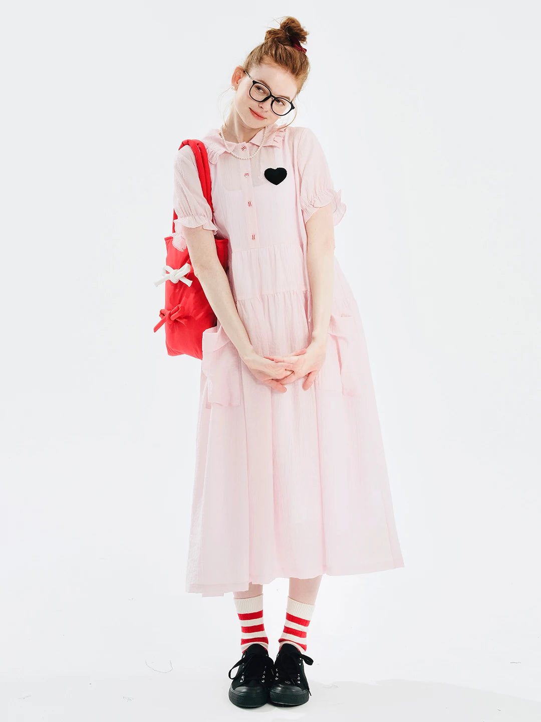 Cécile Pink Heart Dress