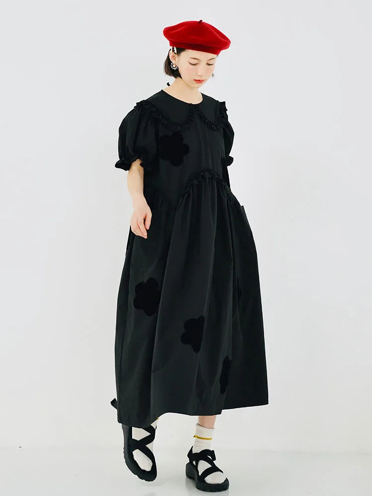 Margaux Noir Bloom Dress