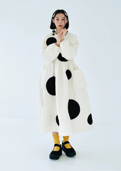 Clémence Abstract Dot Dress