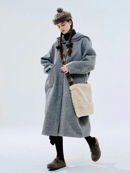 Elise Wool Blend Sailor Coat