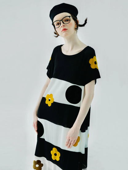 Marigold Striped Dress