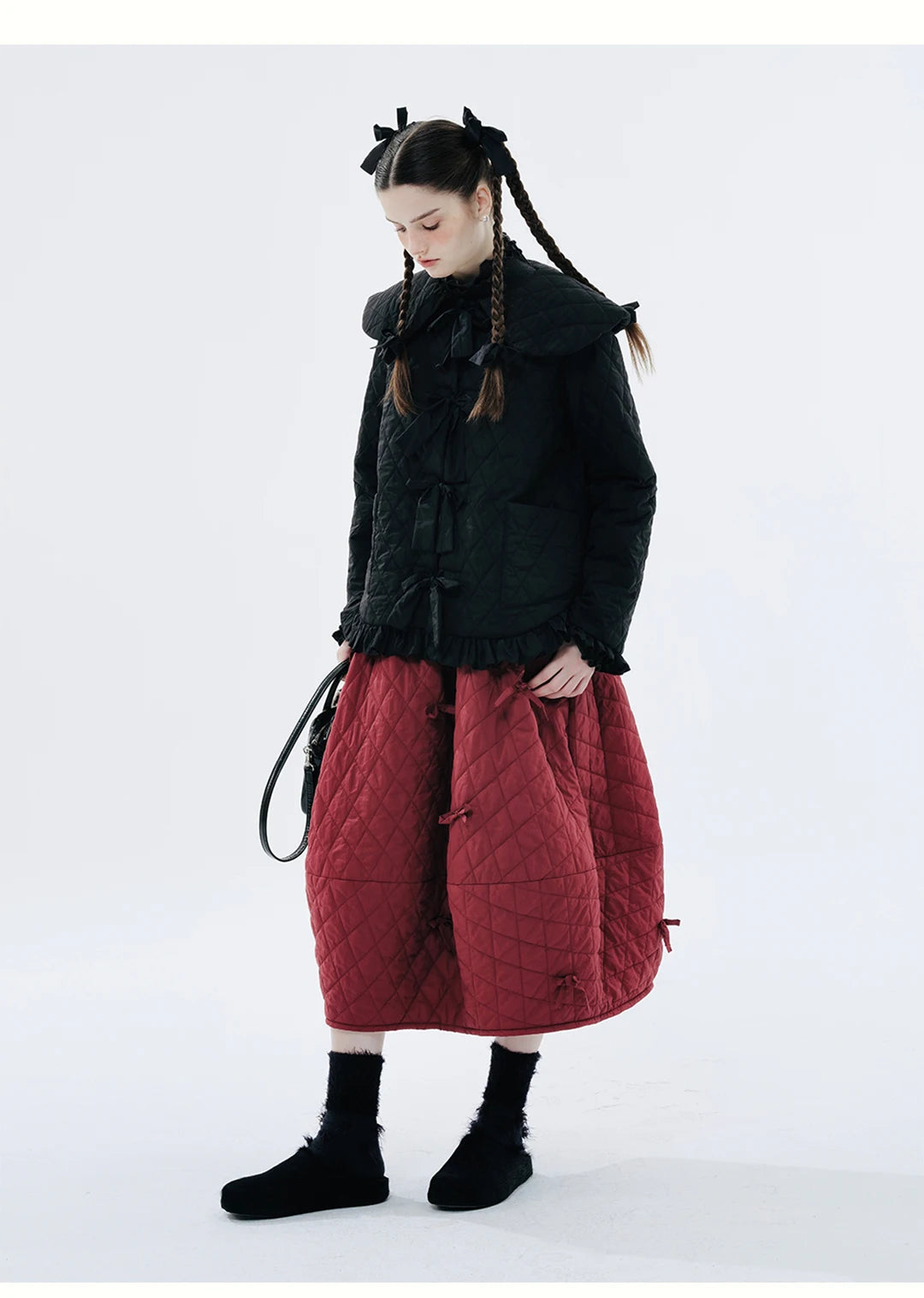 Colette Quilted Frill Jacket