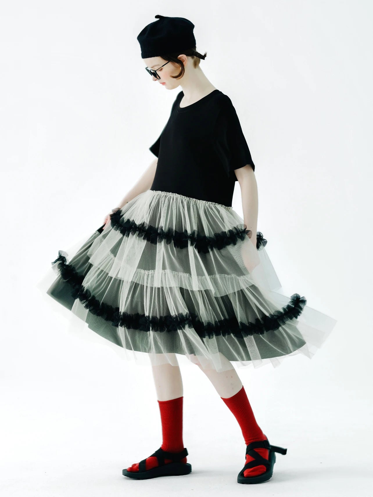 Odette Tulle Tiered Skirt