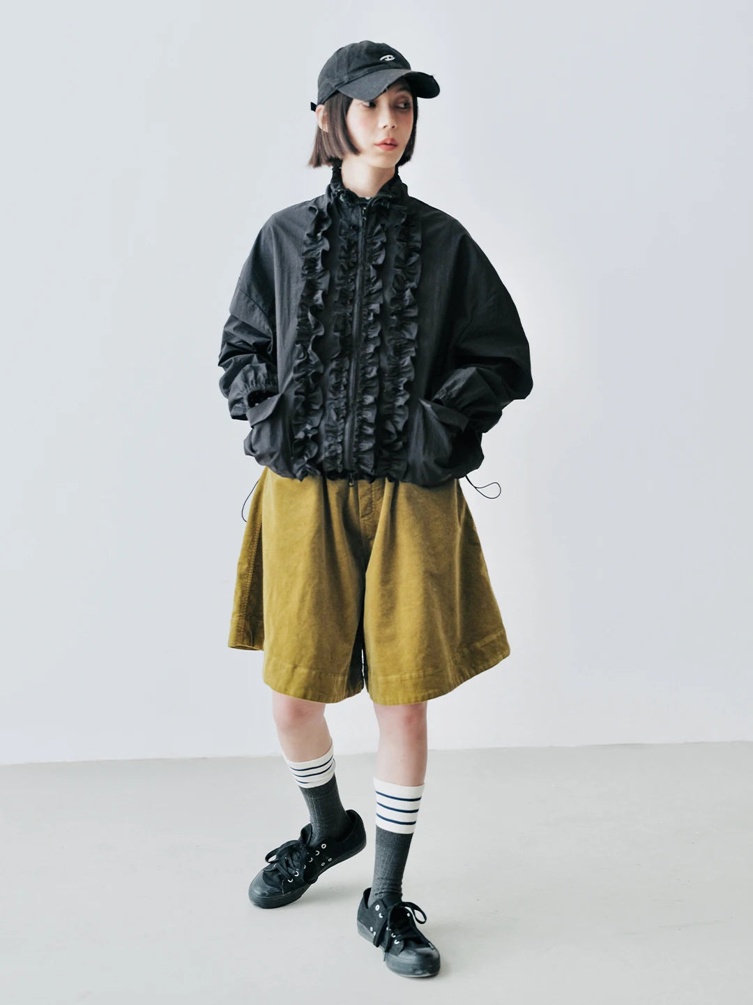 Camille Ruffle Trim Jacket