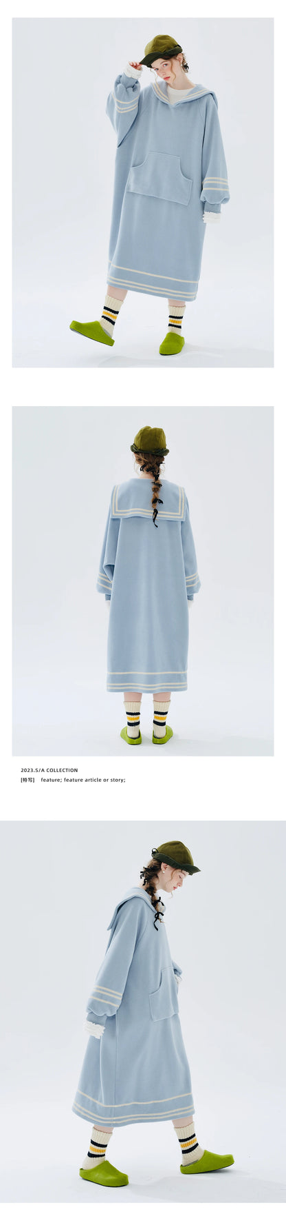 Élise Sailor Knit Dress