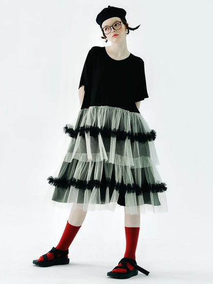 Odette Tulle Tiered Skirt